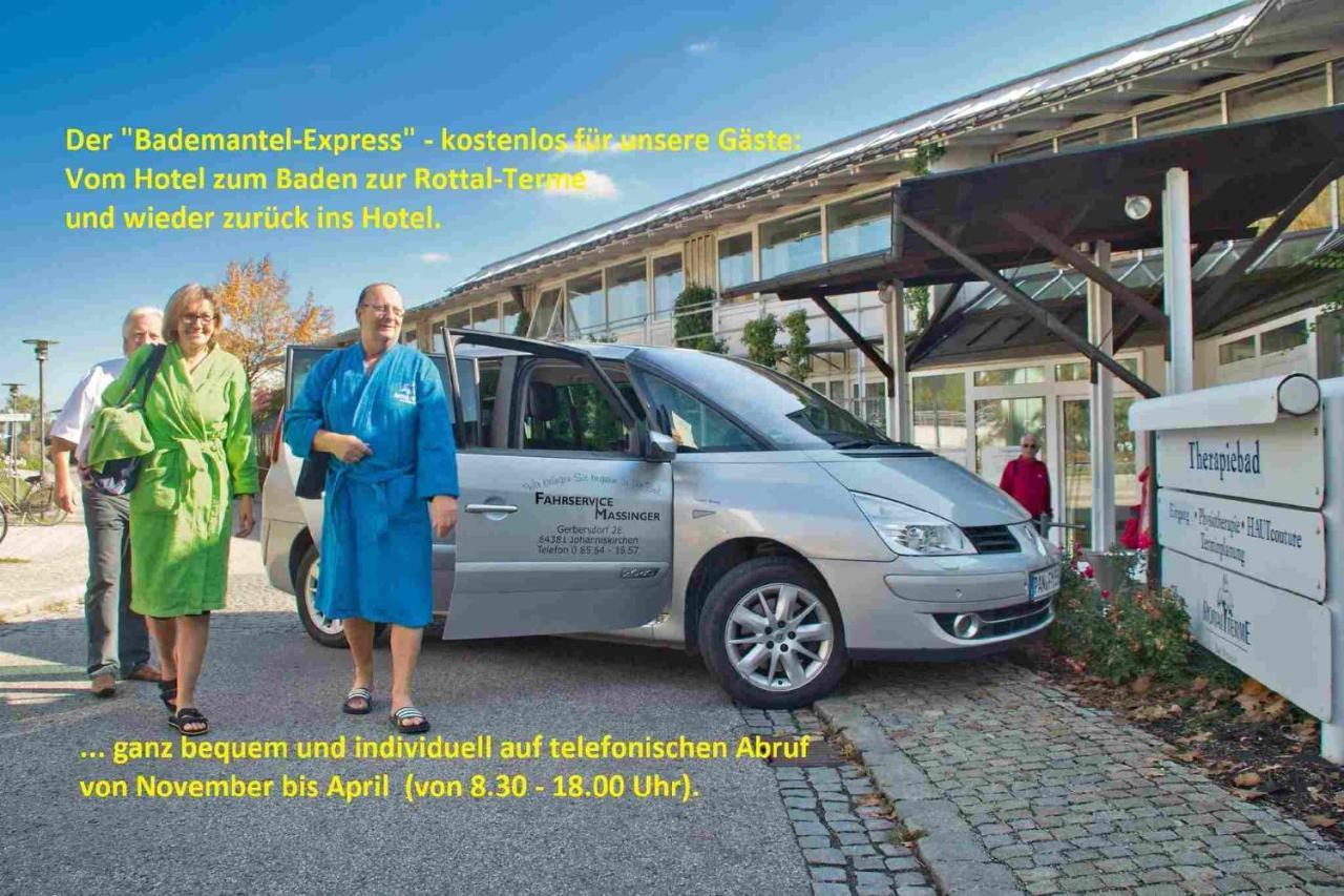 Hotel Alter Weissbraeu Bad Birnbach Bagian luar foto